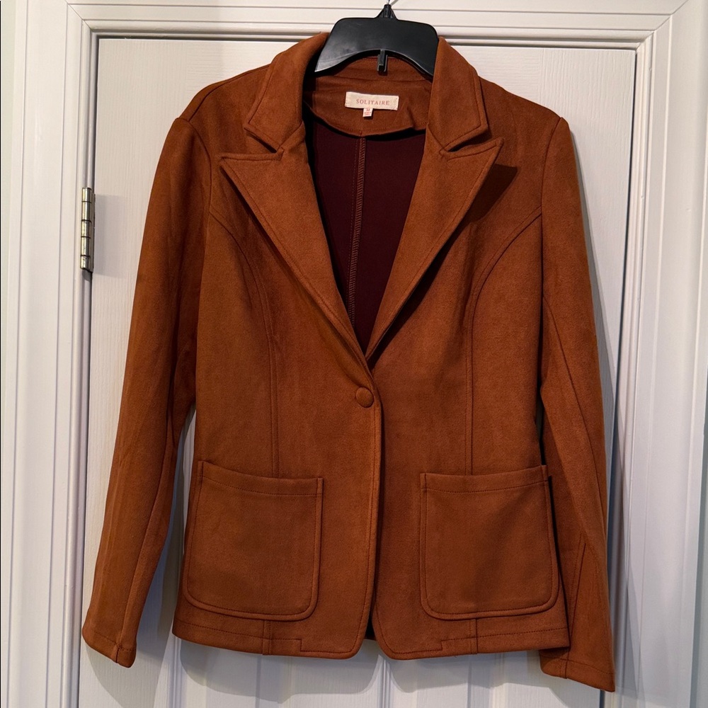 Solitaire Rust Blazer